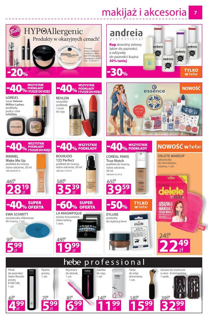 Gazetka promocyjna Hebe str. 7