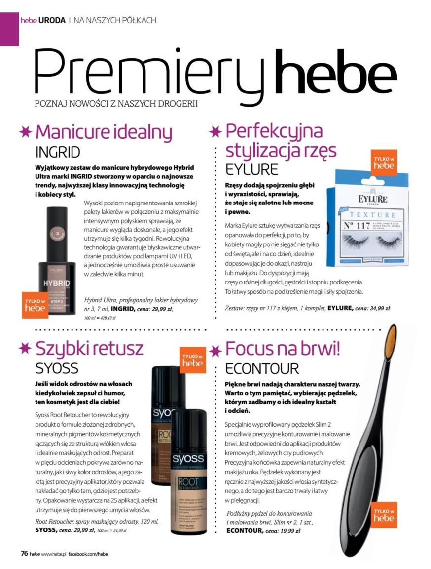 Gazetka promocyjna Hebe str. 76