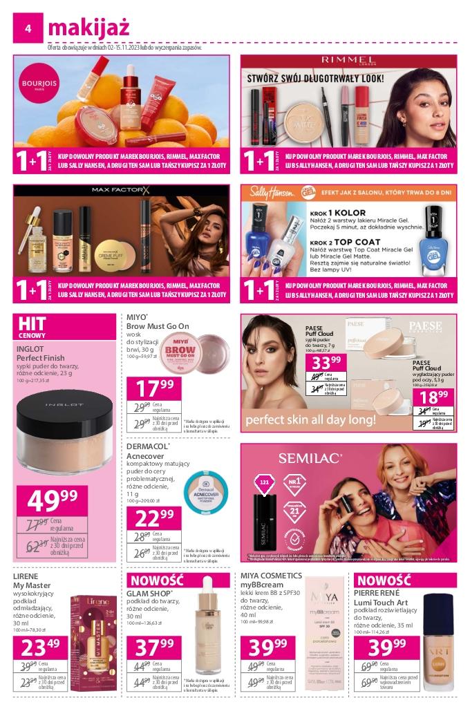 Gazetka promocyjna Hebe str. 4