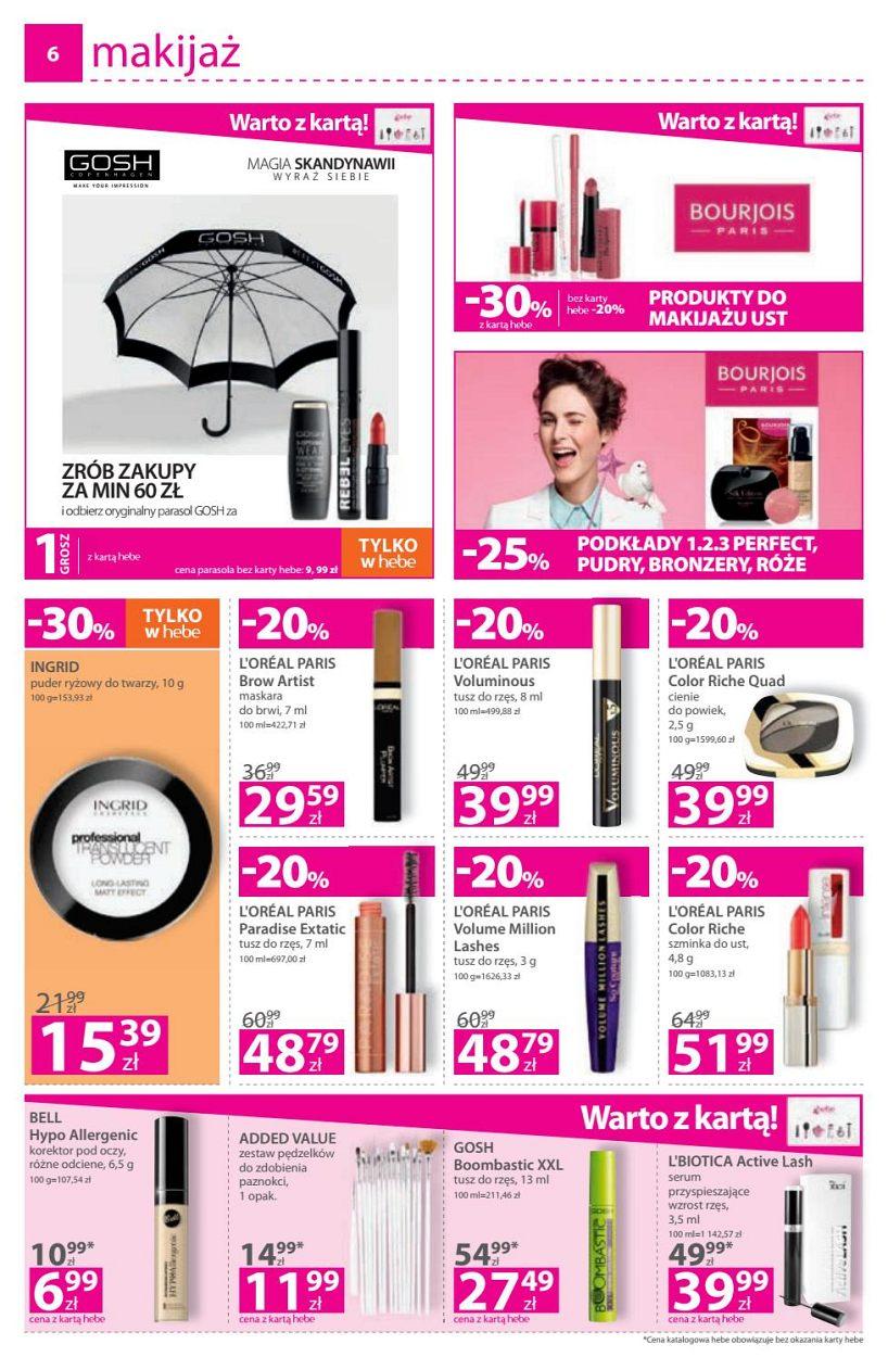 Gazetka promocyjna Hebe str. 6