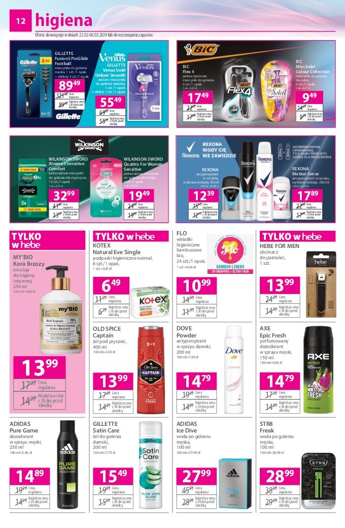 Gazetka promocyjna Hebe str. 12