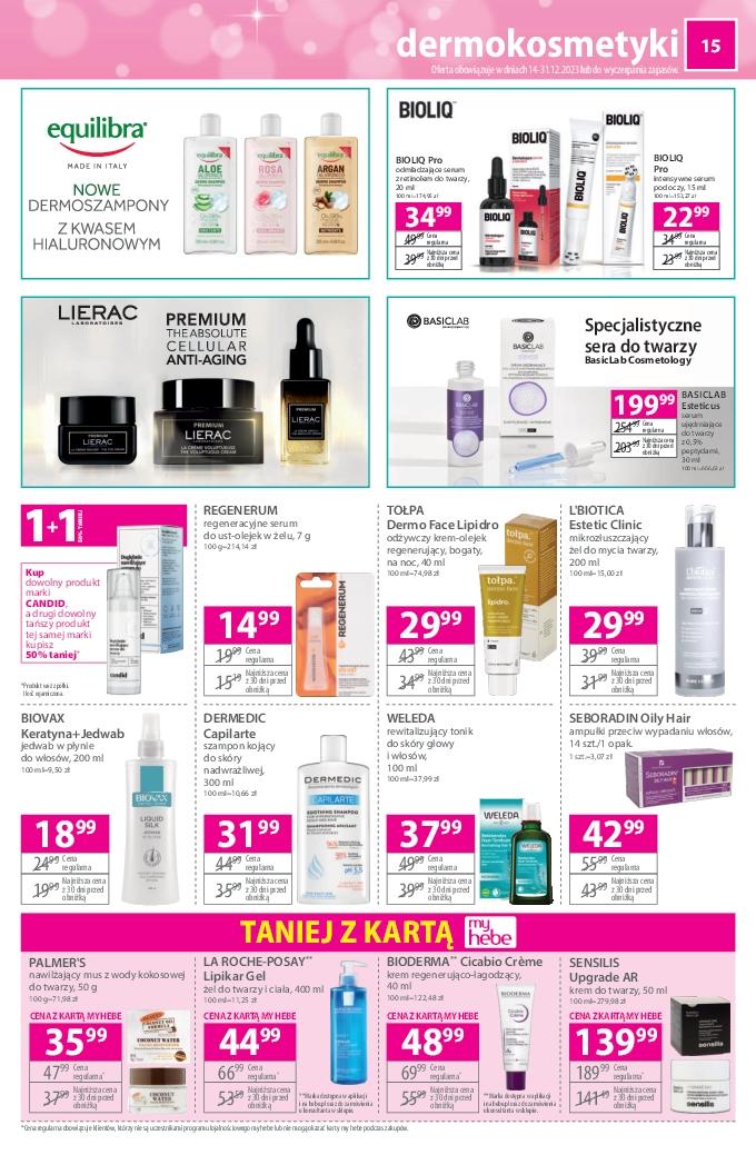 Gazetka promocyjna Hebe str. 15