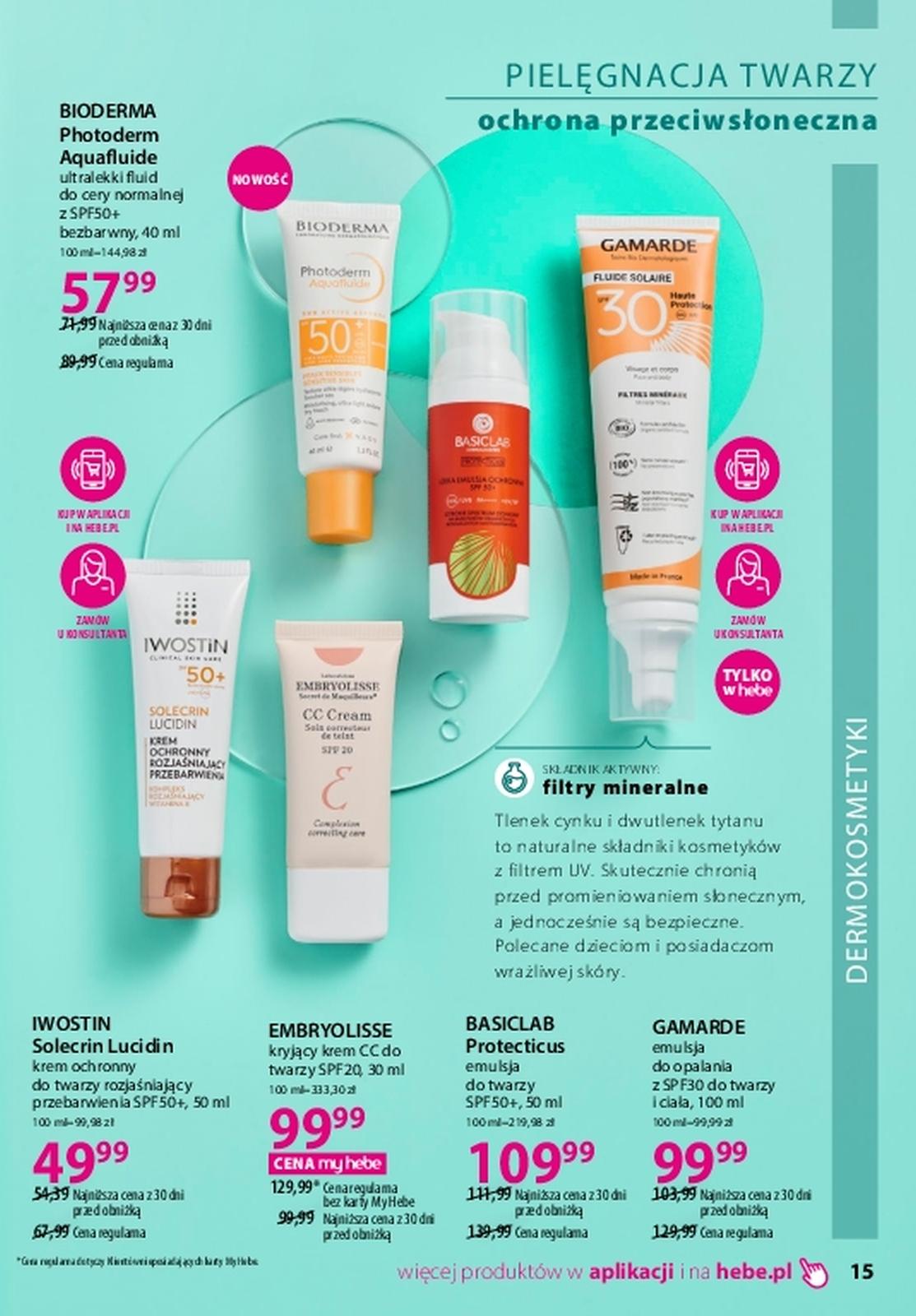 Gazetka promocyjna Hebe str. 15