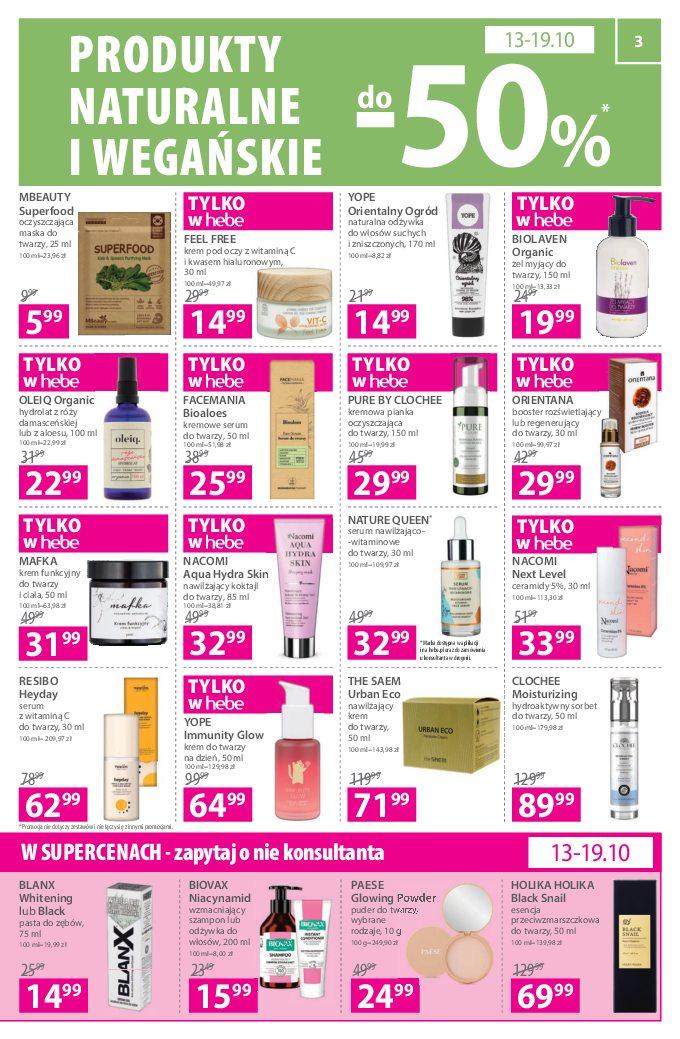 Gazetka promocyjna Hebe str. 3