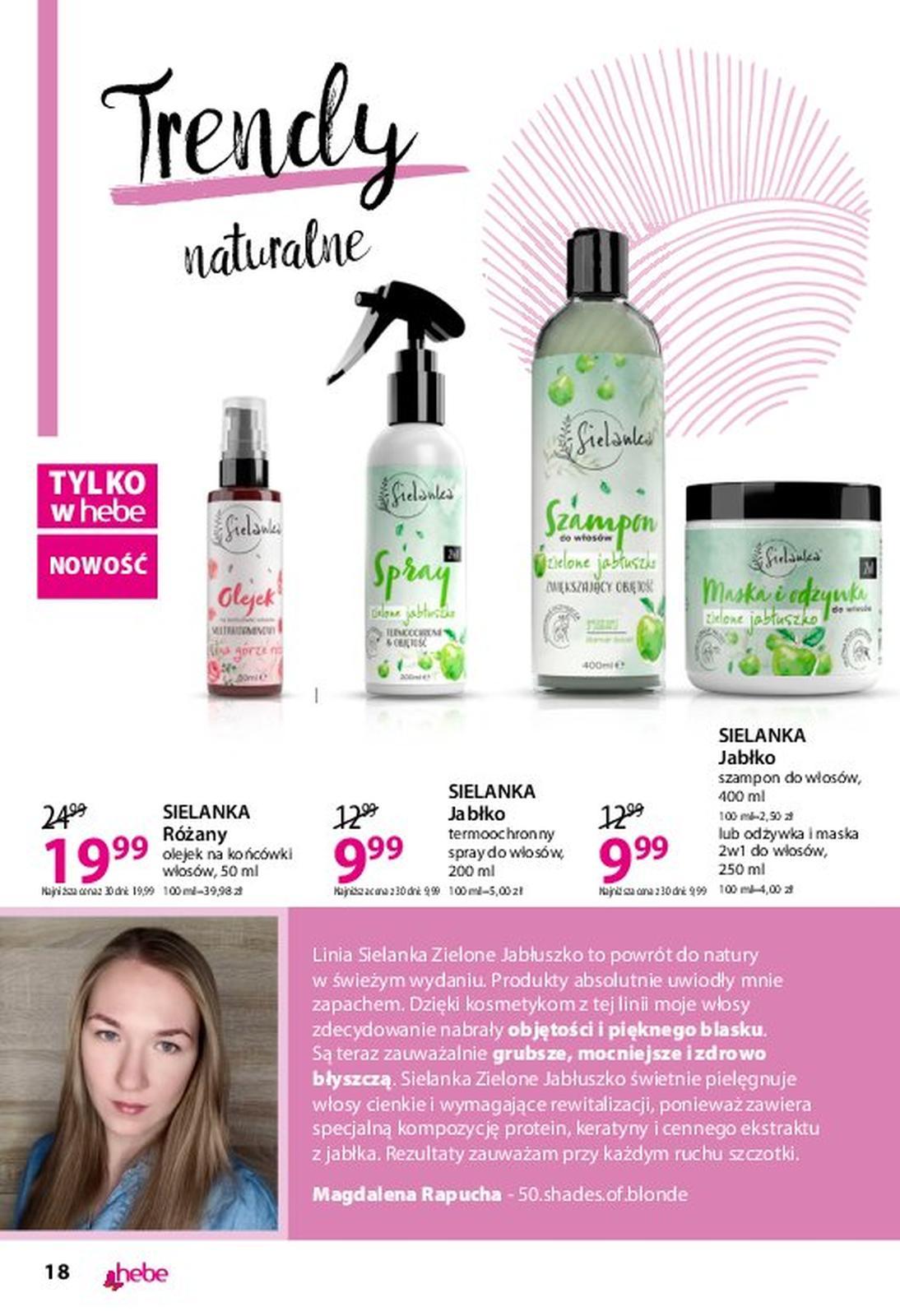 Gazetka promocyjna Hebe str. 18