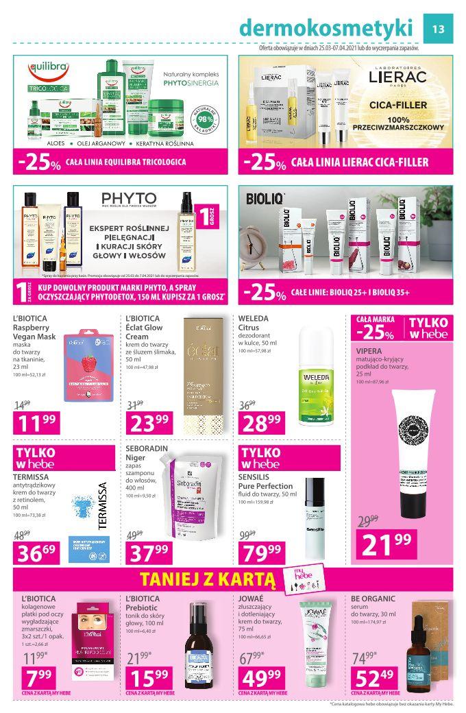 Gazetka promocyjna Hebe str. 13