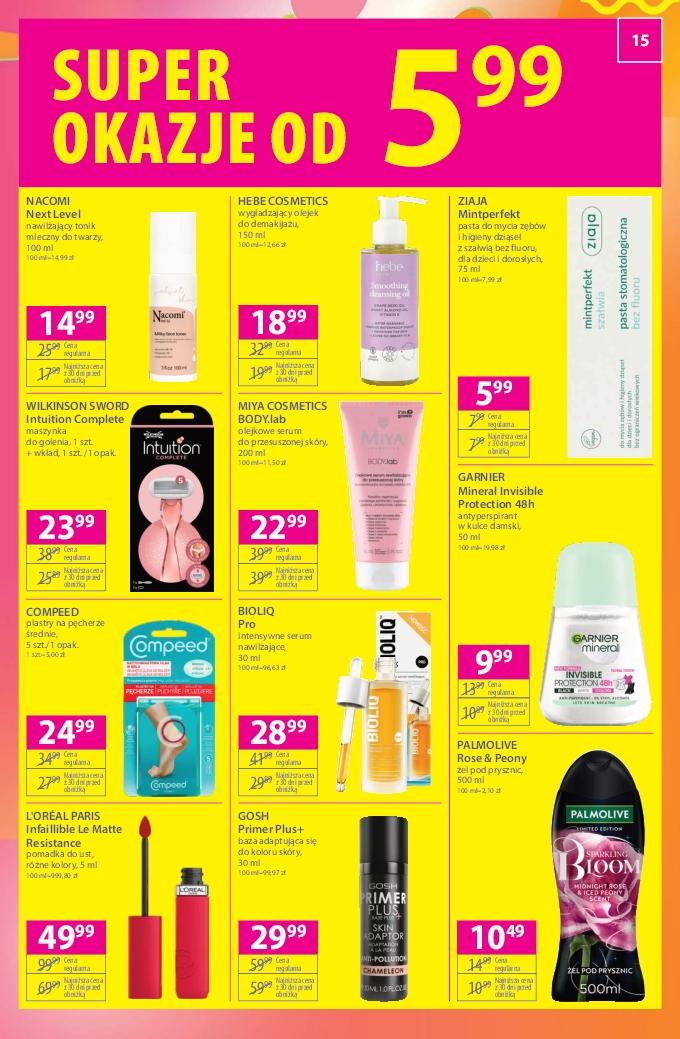 Gazetka promocyjna Hebe str. 15