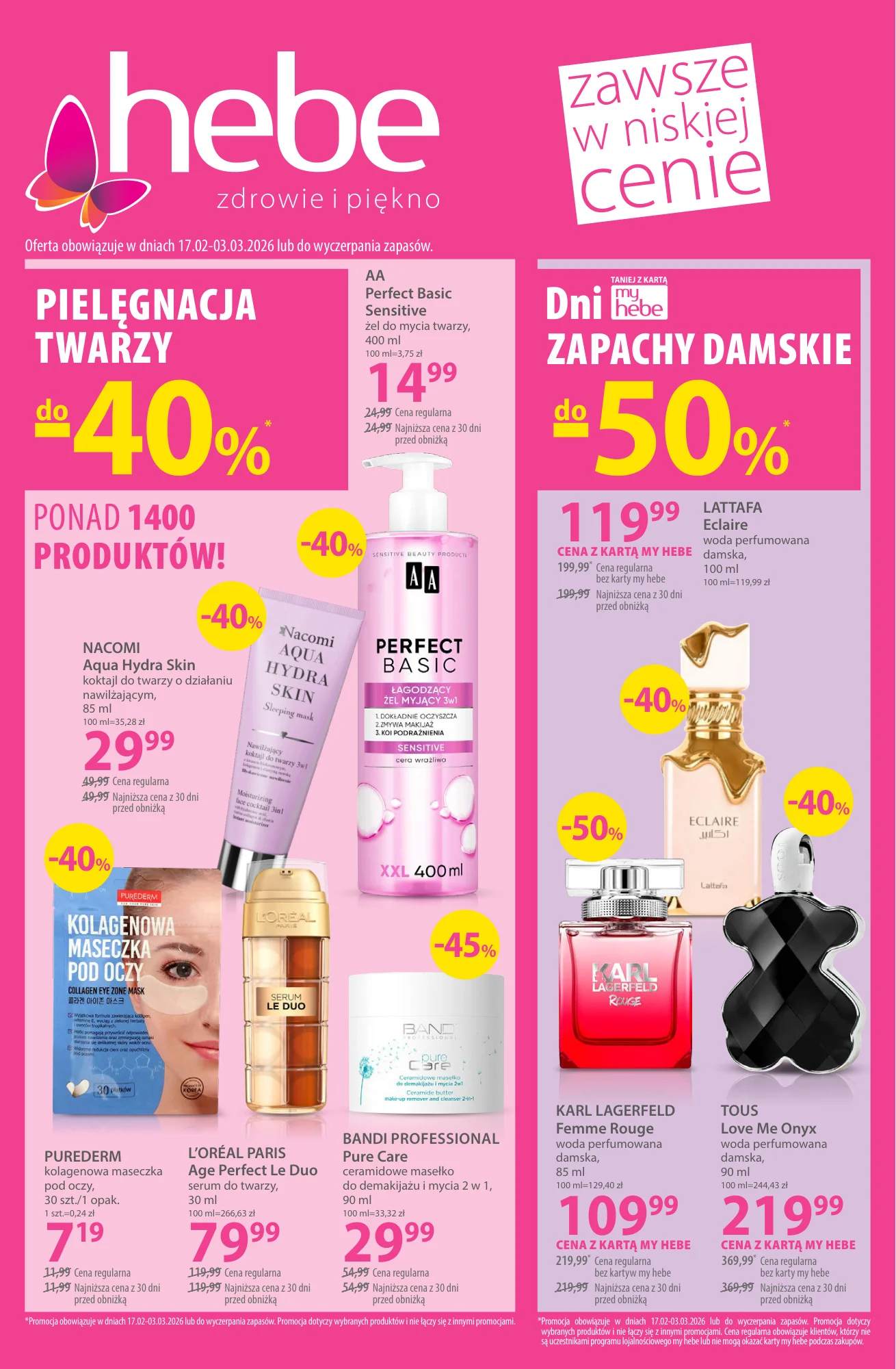 Gazetka promocyjna Hebe str. 1