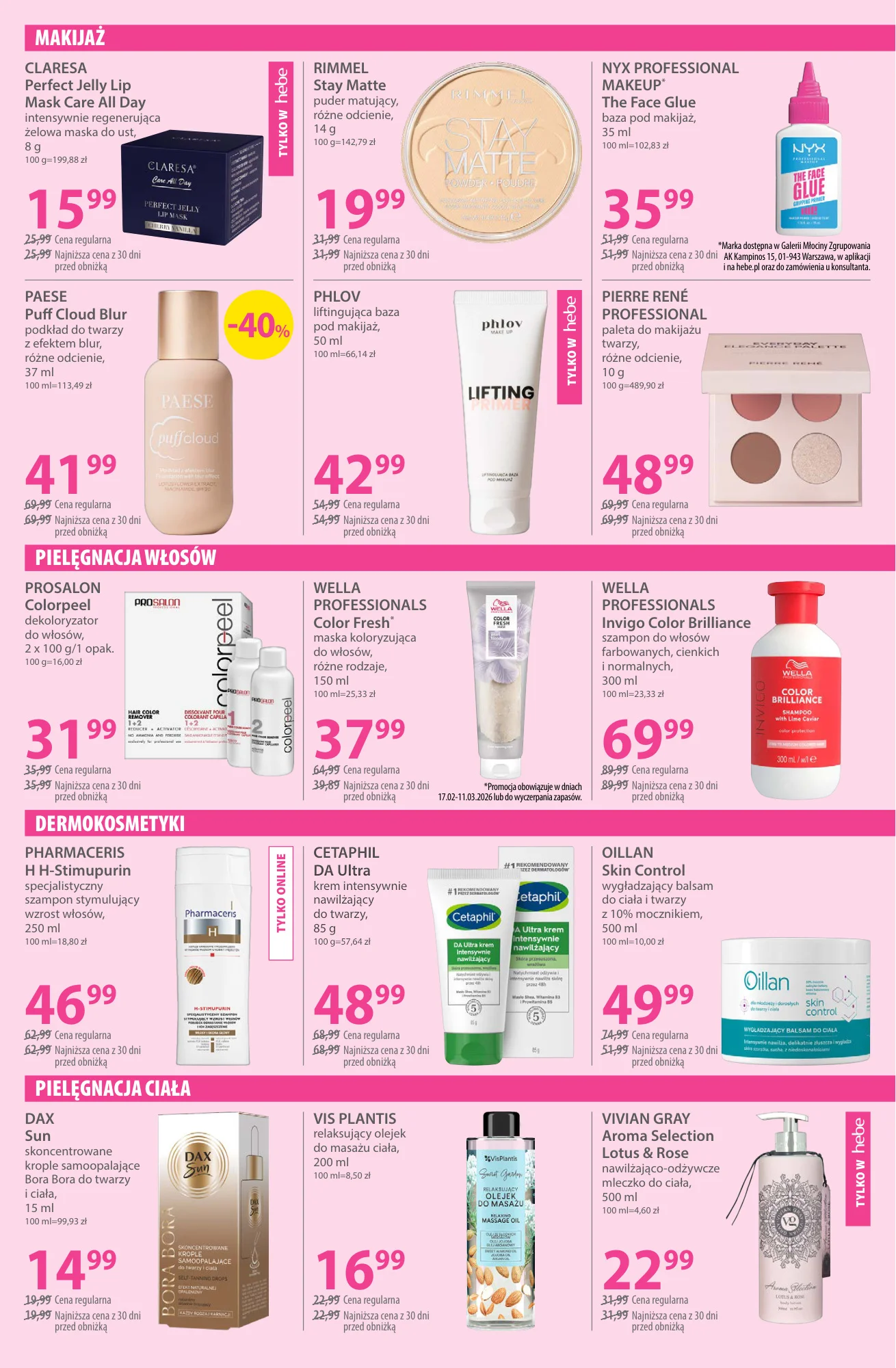 Gazetka promocyjna Hebe str. 3