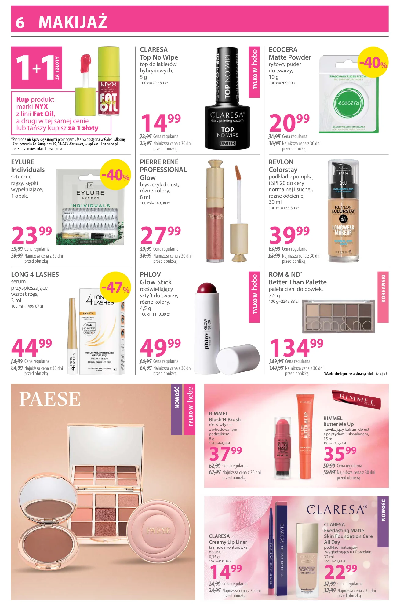 Gazetka promocyjna Hebe str. 6