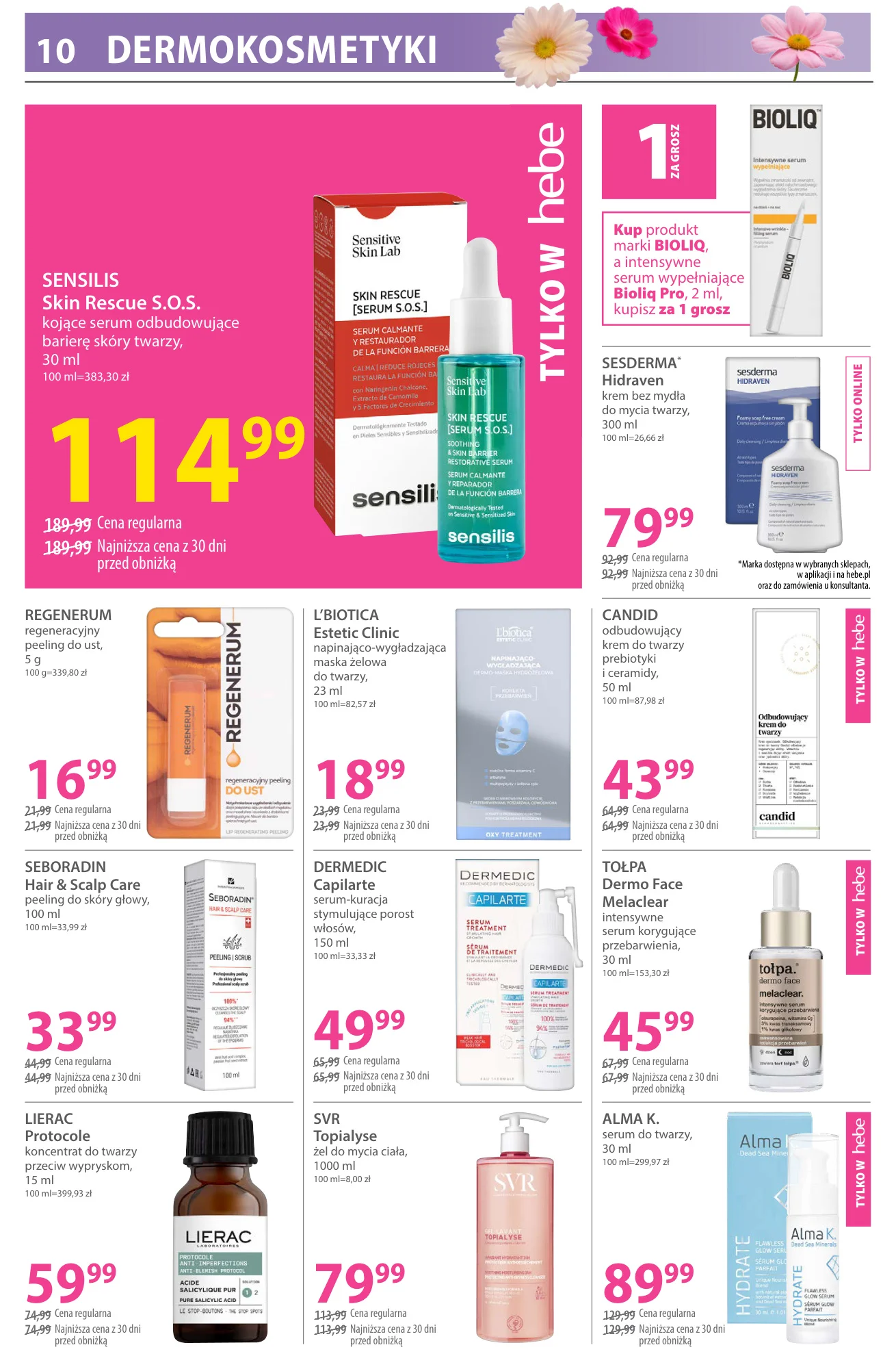 Gazetka promocyjna Hebe str. 10