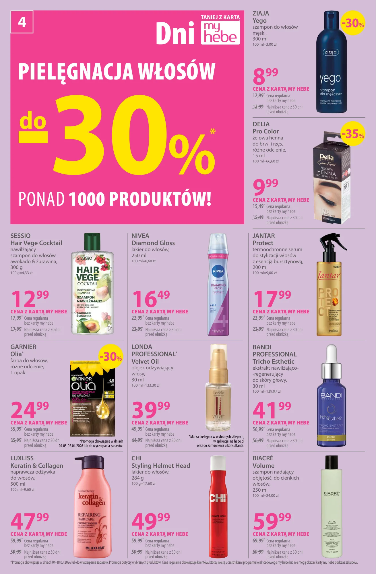 Gazetka promocyjna Hebe str. 4