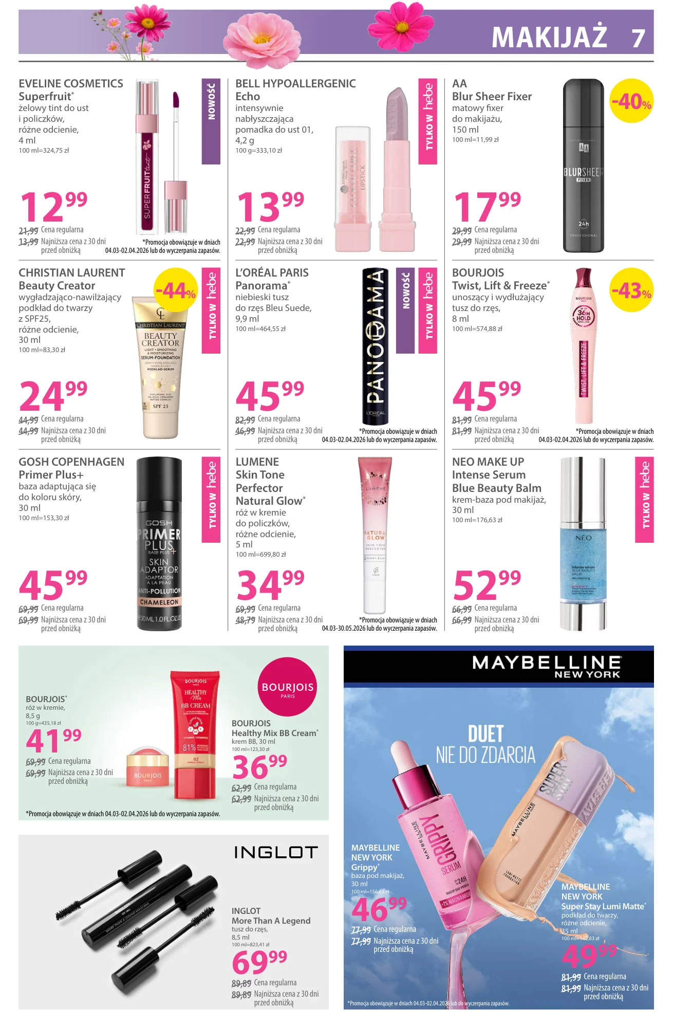 Gazetka promocyjna Hebe str. 7