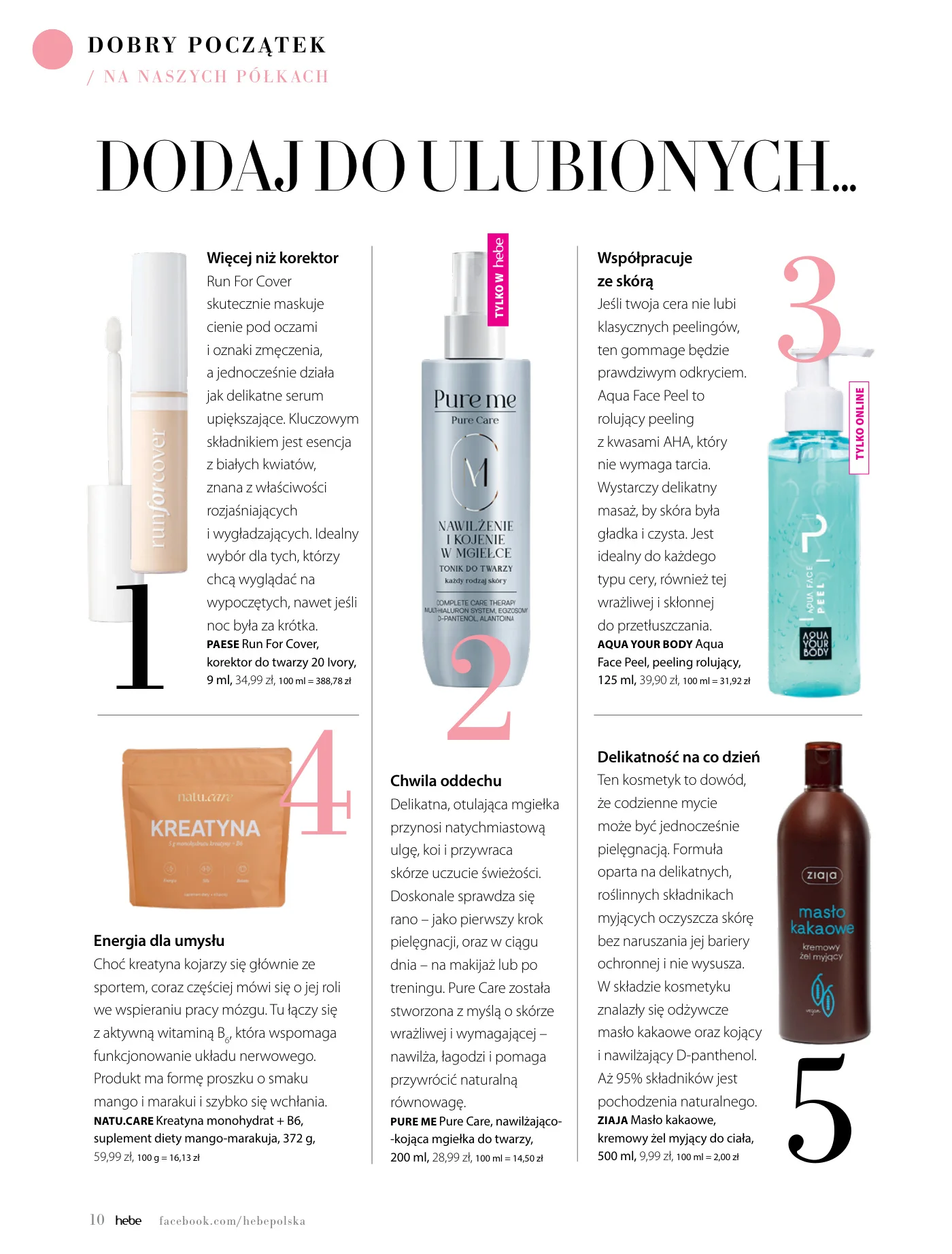 Gazetka promocyjna Hebe str. 10