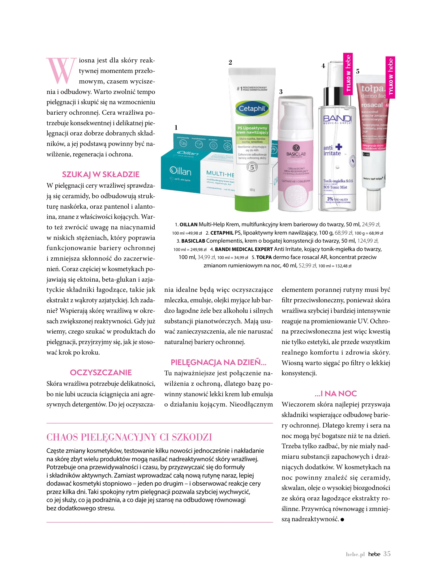 Gazetka promocyjna Hebe str. 35
