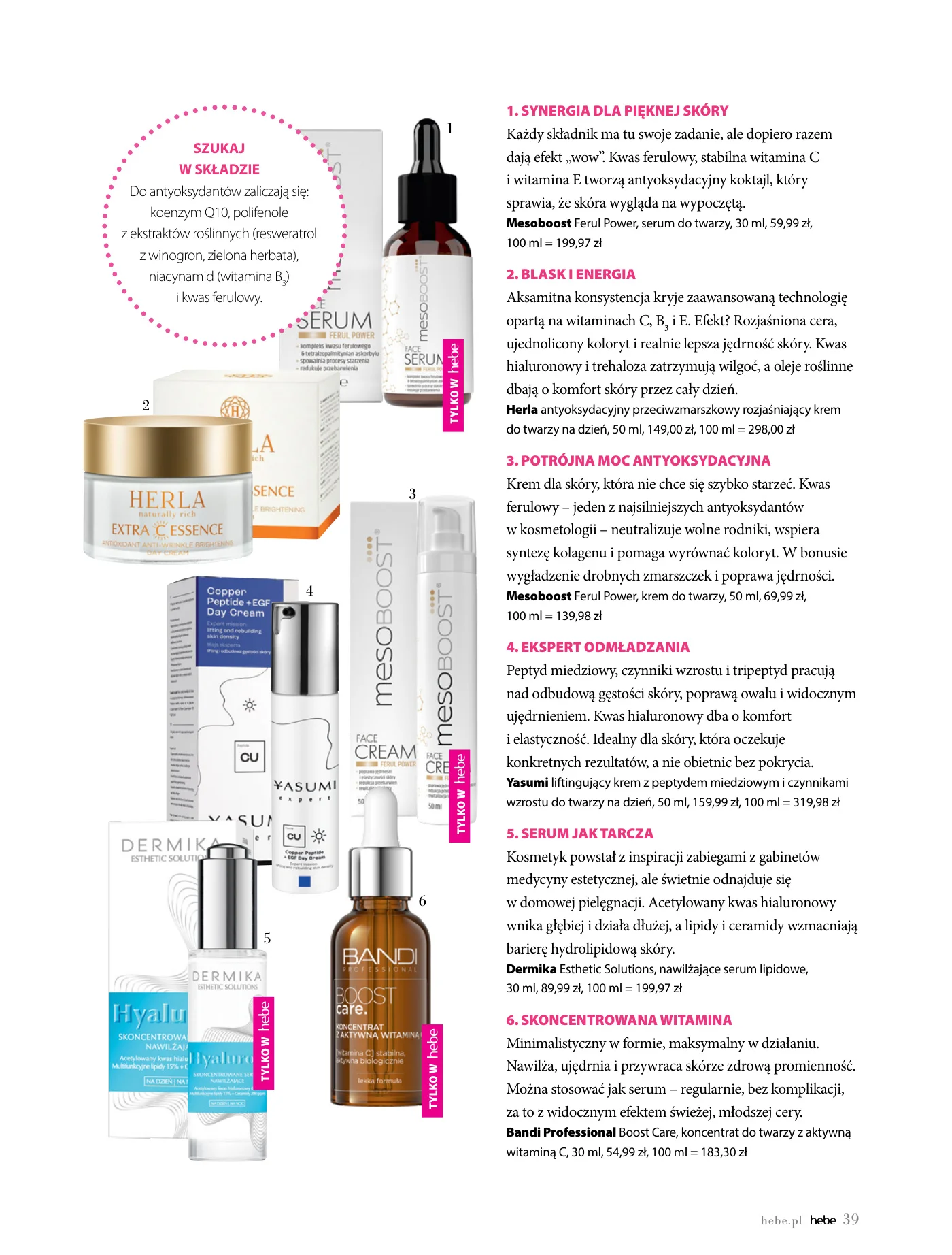 Gazetka promocyjna Hebe str. 39