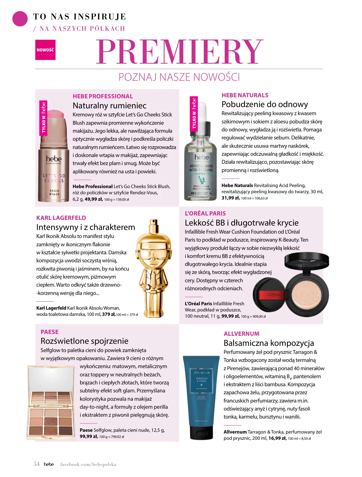 Gazetka promocyjna Hebe str. 54