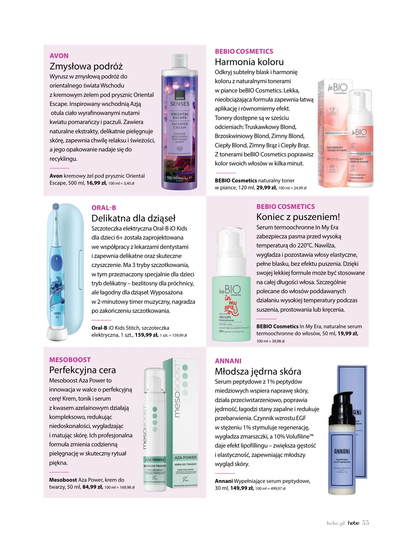 Gazetka promocyjna Hebe str. 55