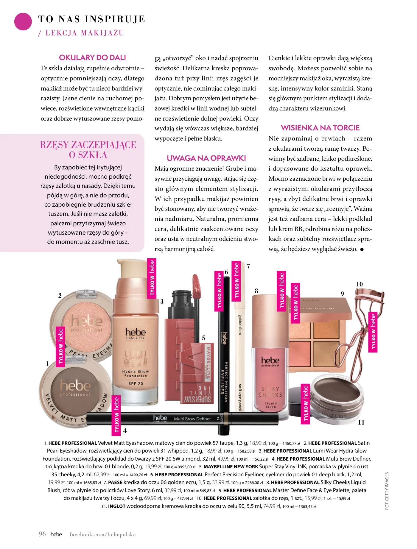 Gazetka promocyjna Hebe str. 96