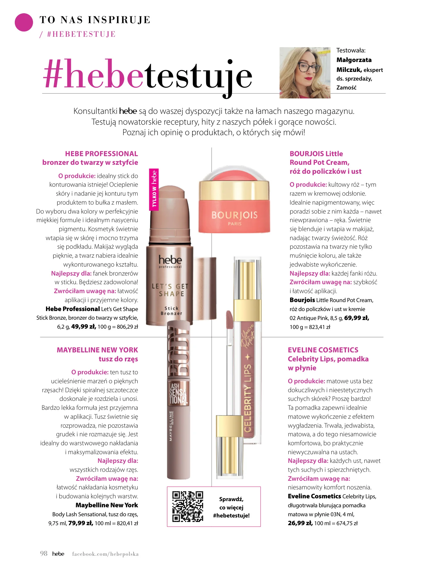 Gazetka promocyjna Hebe str. 98
