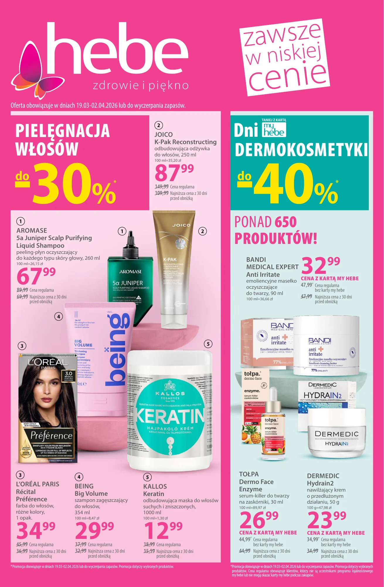 Gazetka promocyjna Hebe str. 1