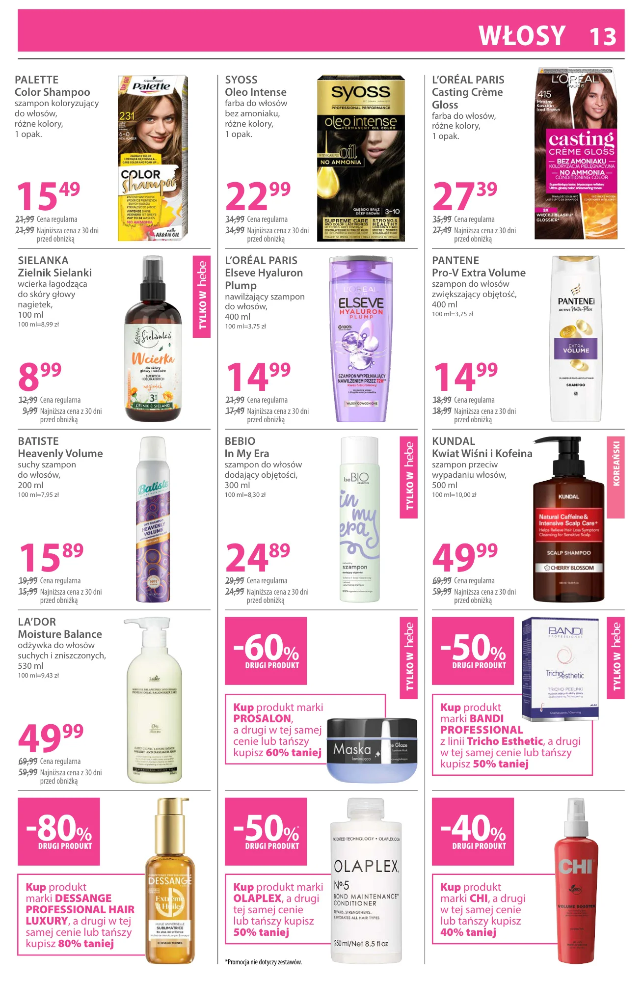 Gazetka promocyjna Hebe str. 13