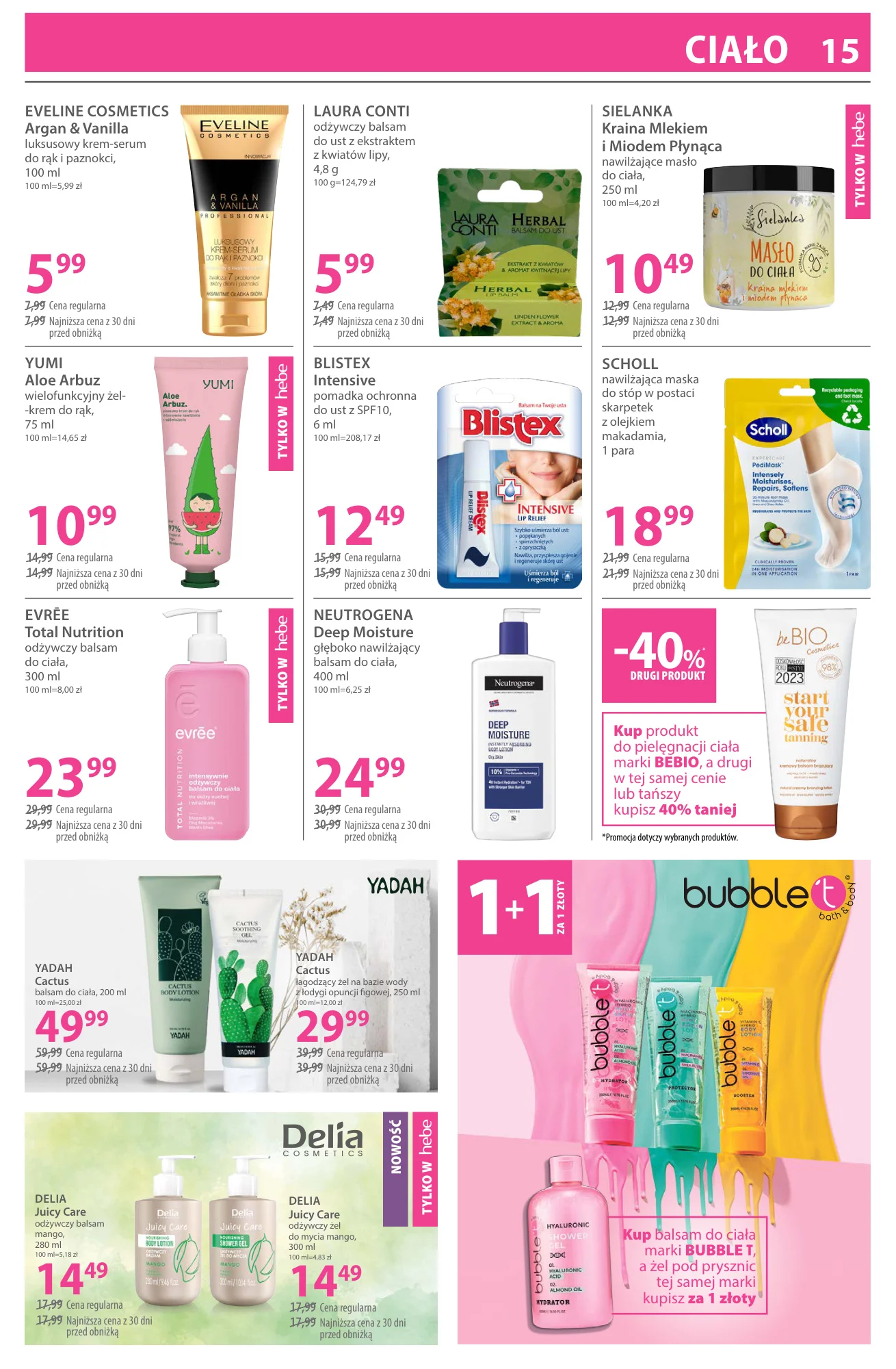 Gazetka promocyjna Hebe str. 15