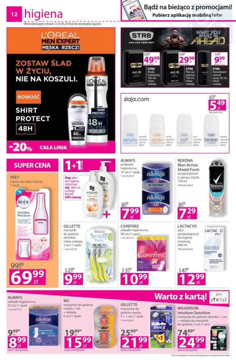 Gazetka promocyjna Hebe str. 12
