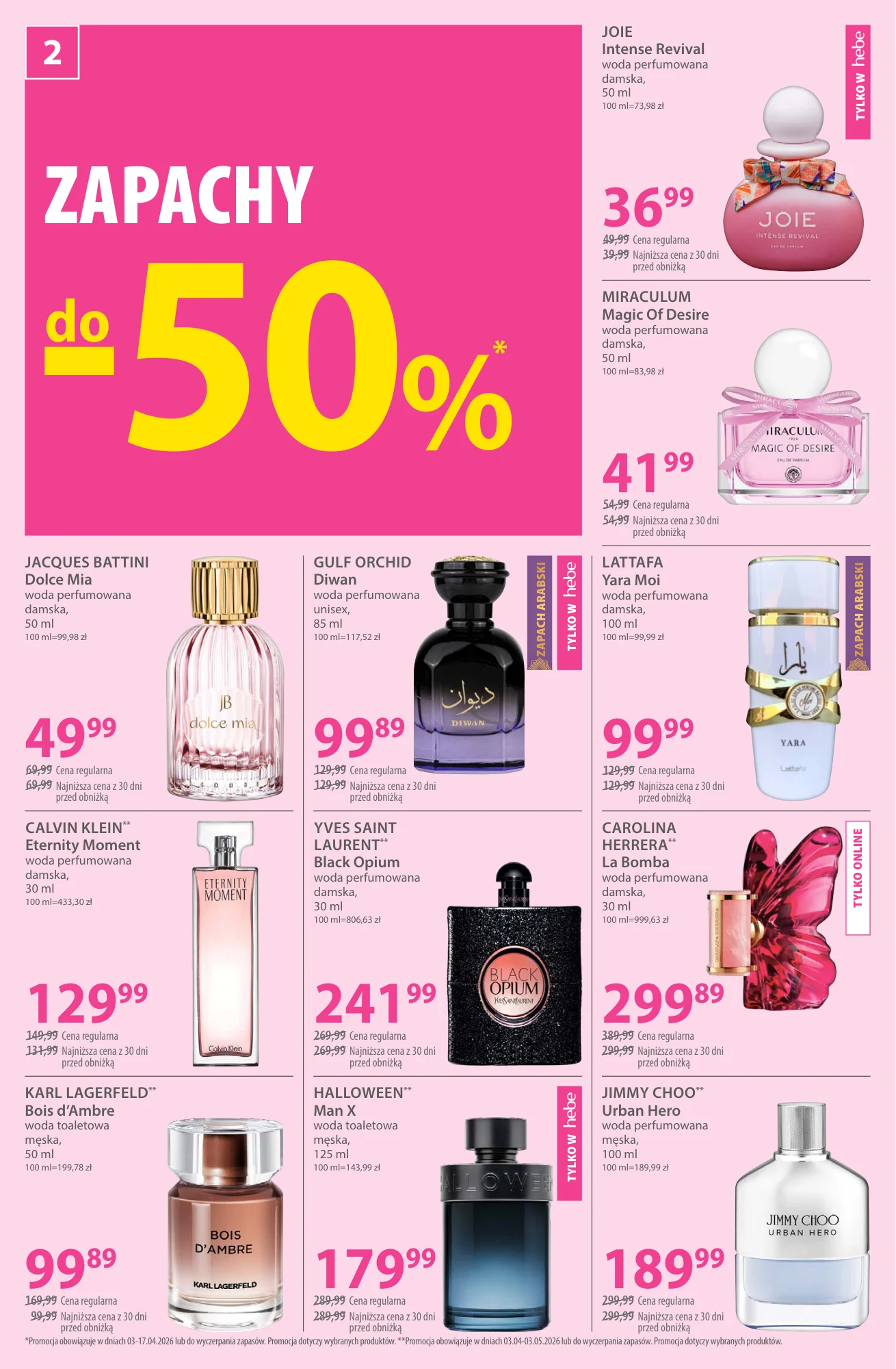 Gazetka promocyjna Hebe str. 2