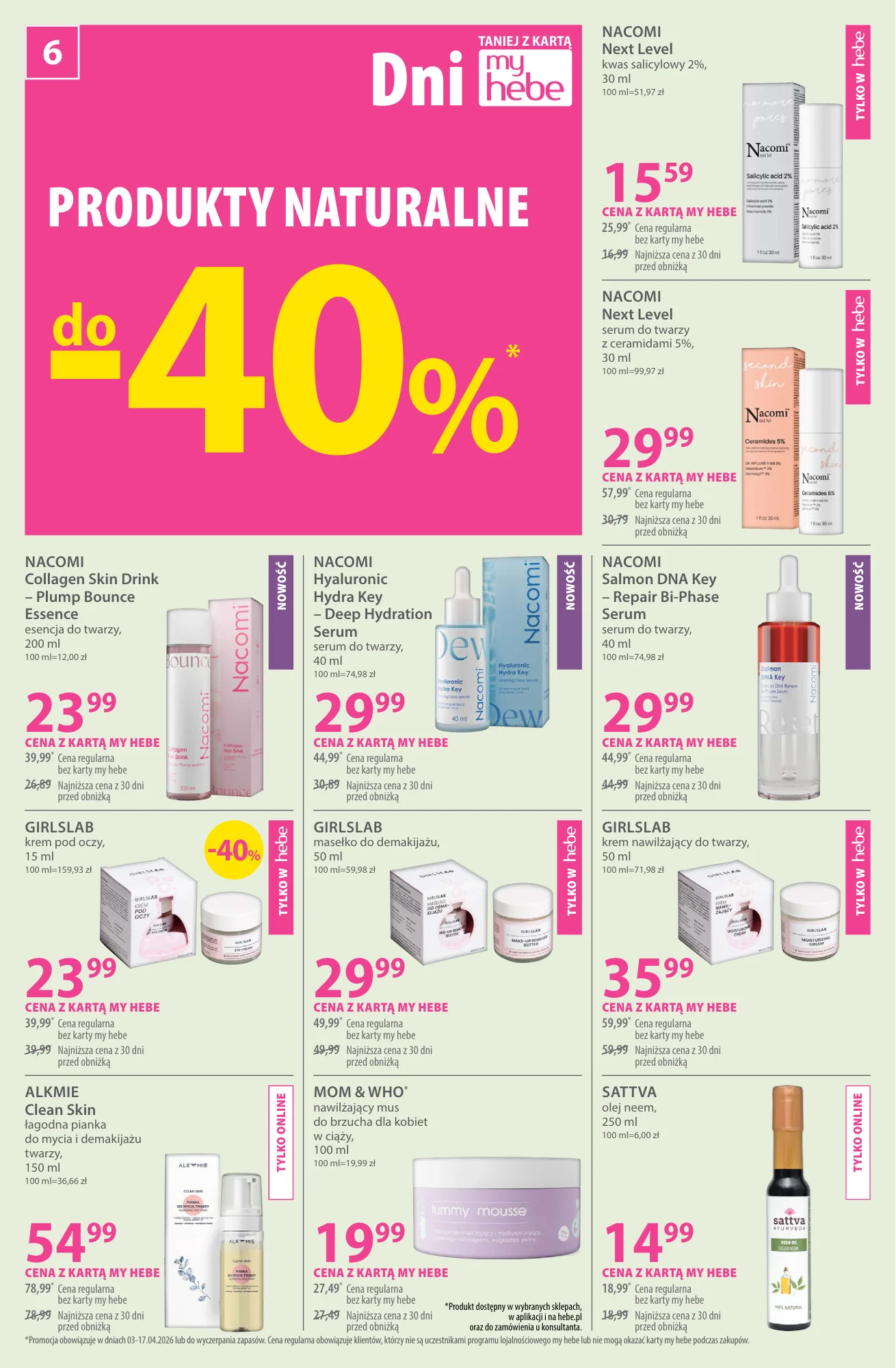 Gazetka promocyjna Hebe str. 6