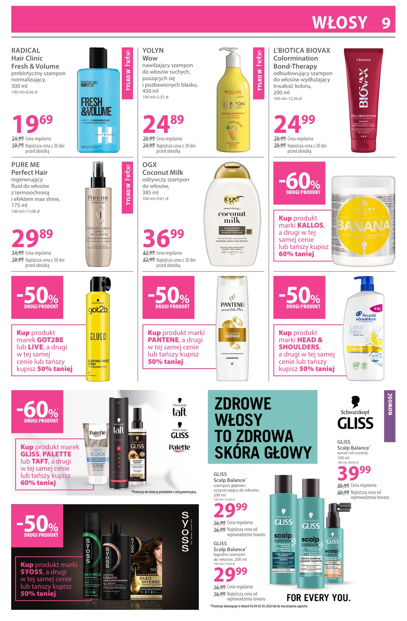 Gazetka promocyjna Hebe str. 9