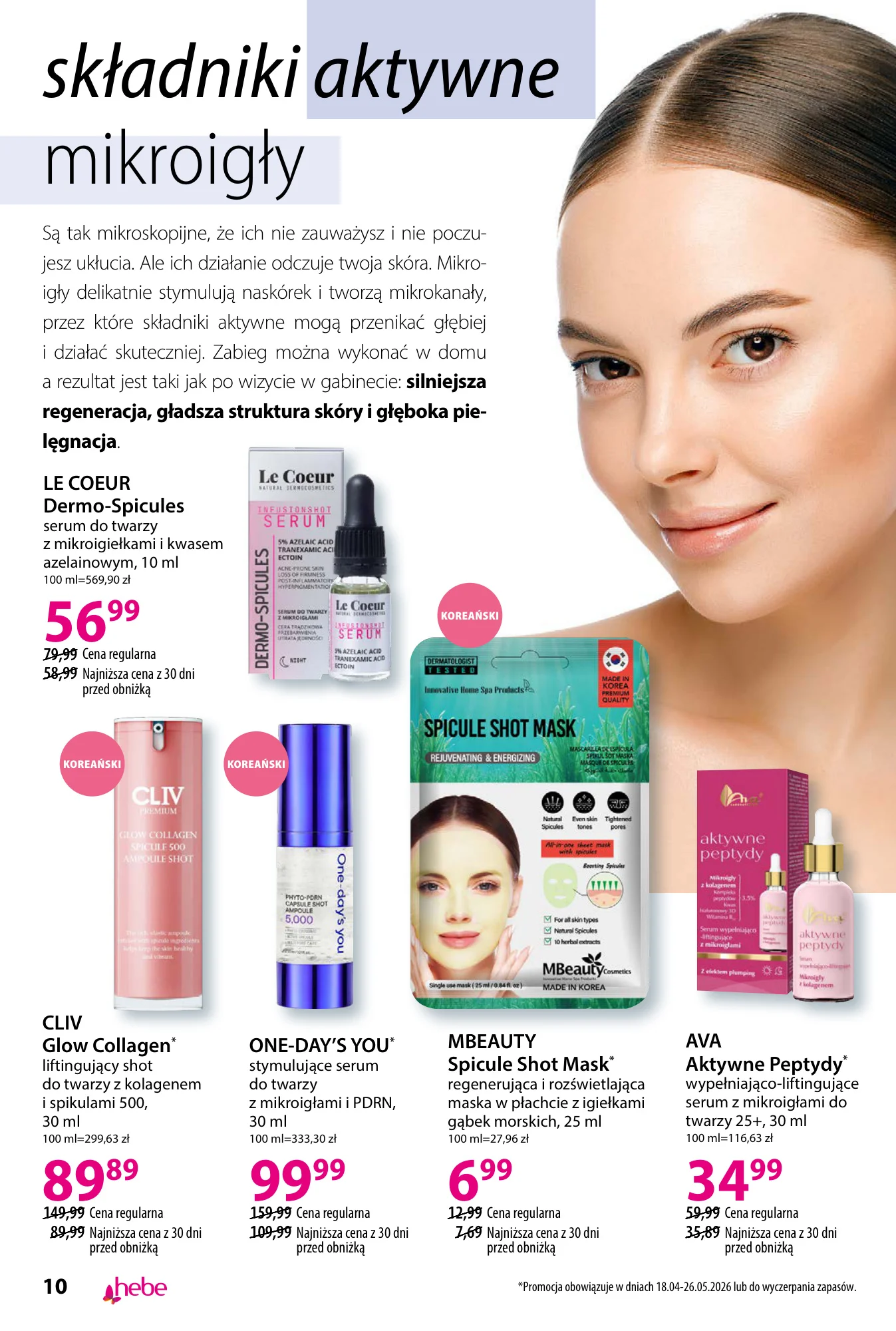 Gazetka promocyjna Hebe str. 10