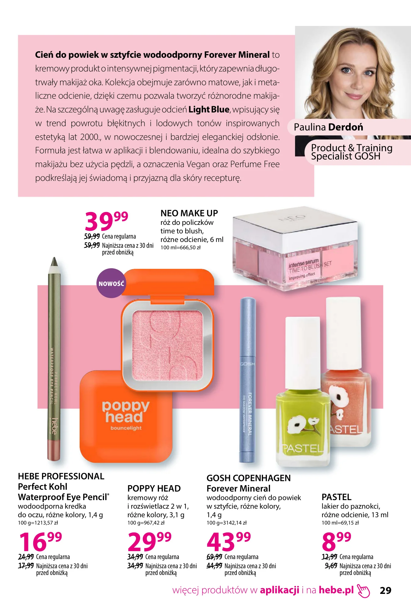 Gazetka promocyjna Hebe str. 29