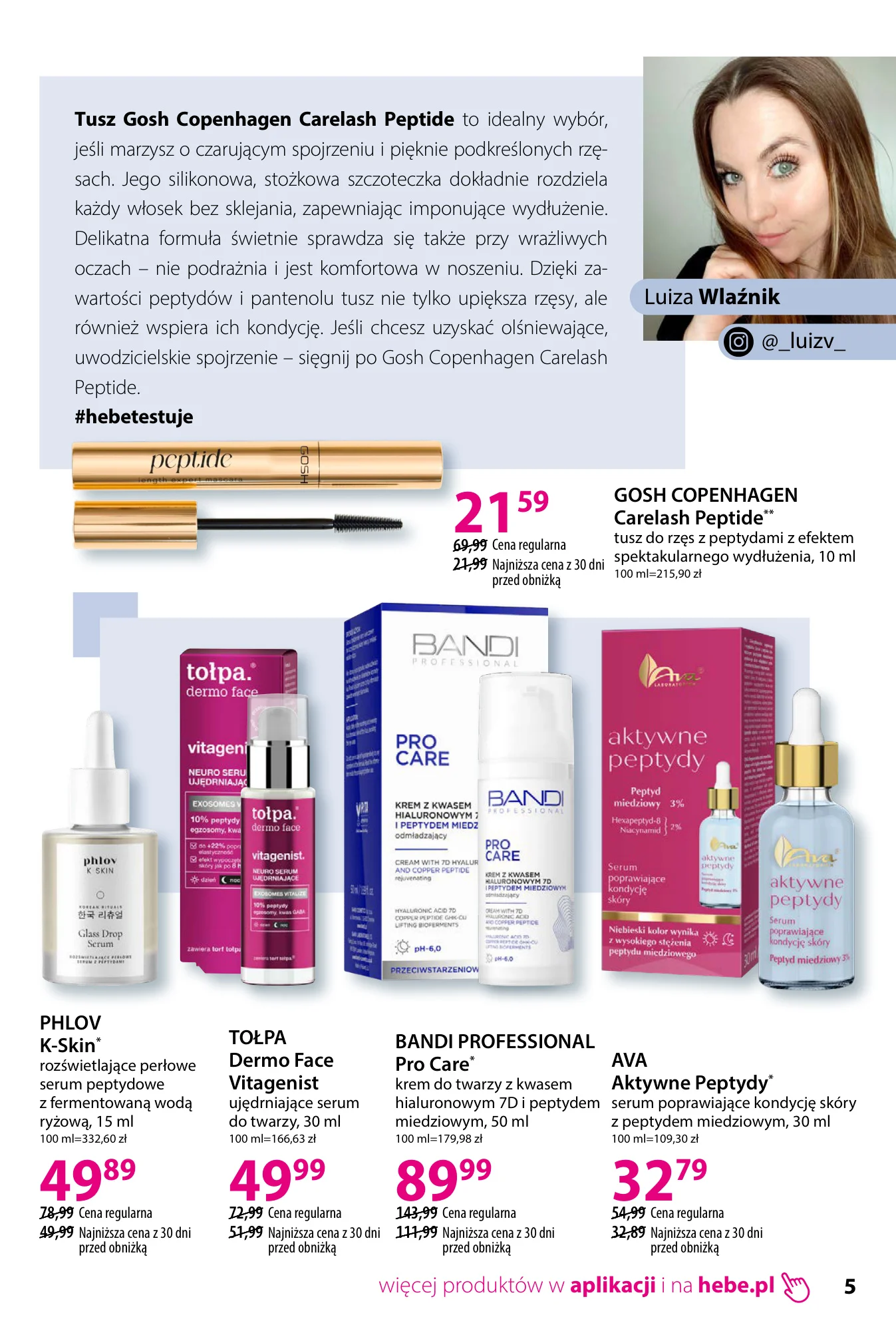 Gazetka promocyjna Hebe str. 5