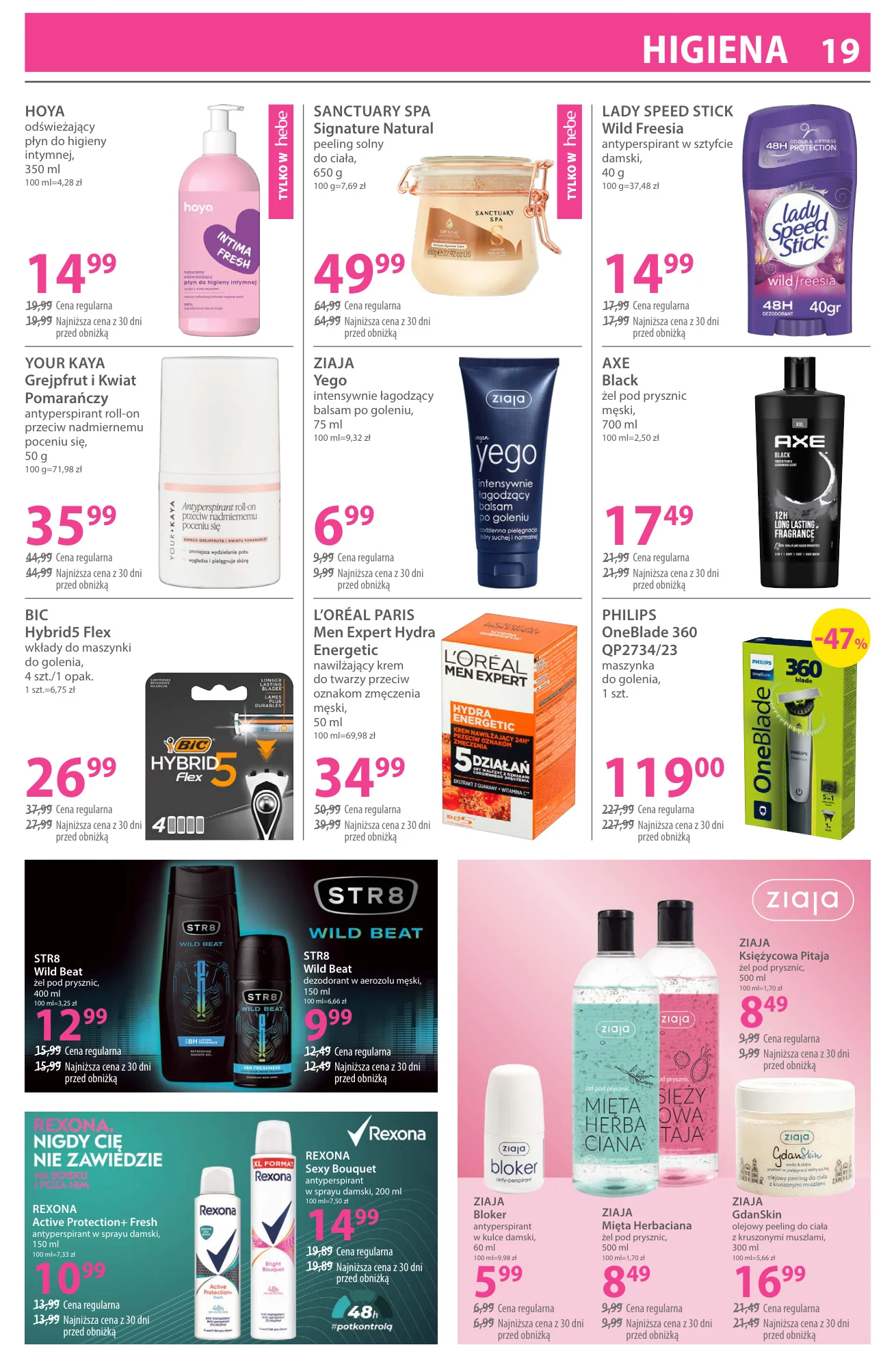 Gazetka promocyjna Hebe str. 19