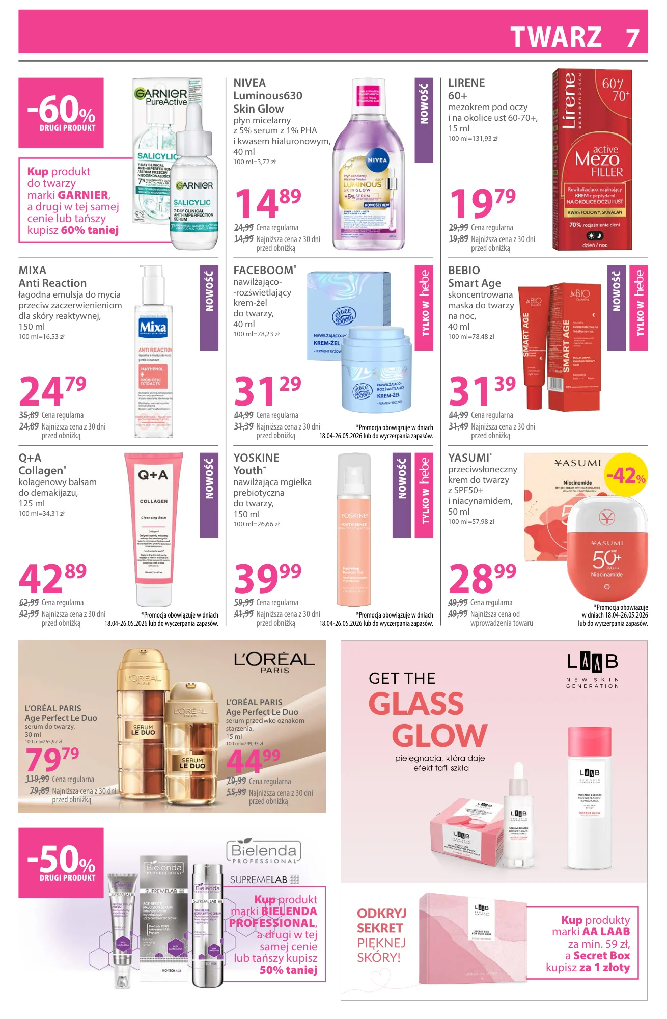 Gazetka promocyjna Hebe str. 7