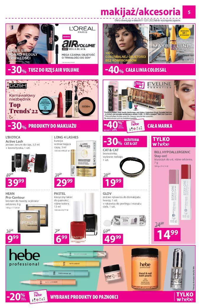 Gazetka promocyjna Hebe str. 5