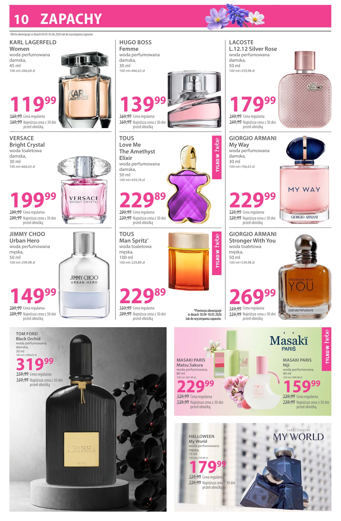 Gazetka promocyjna Hebe str. 10