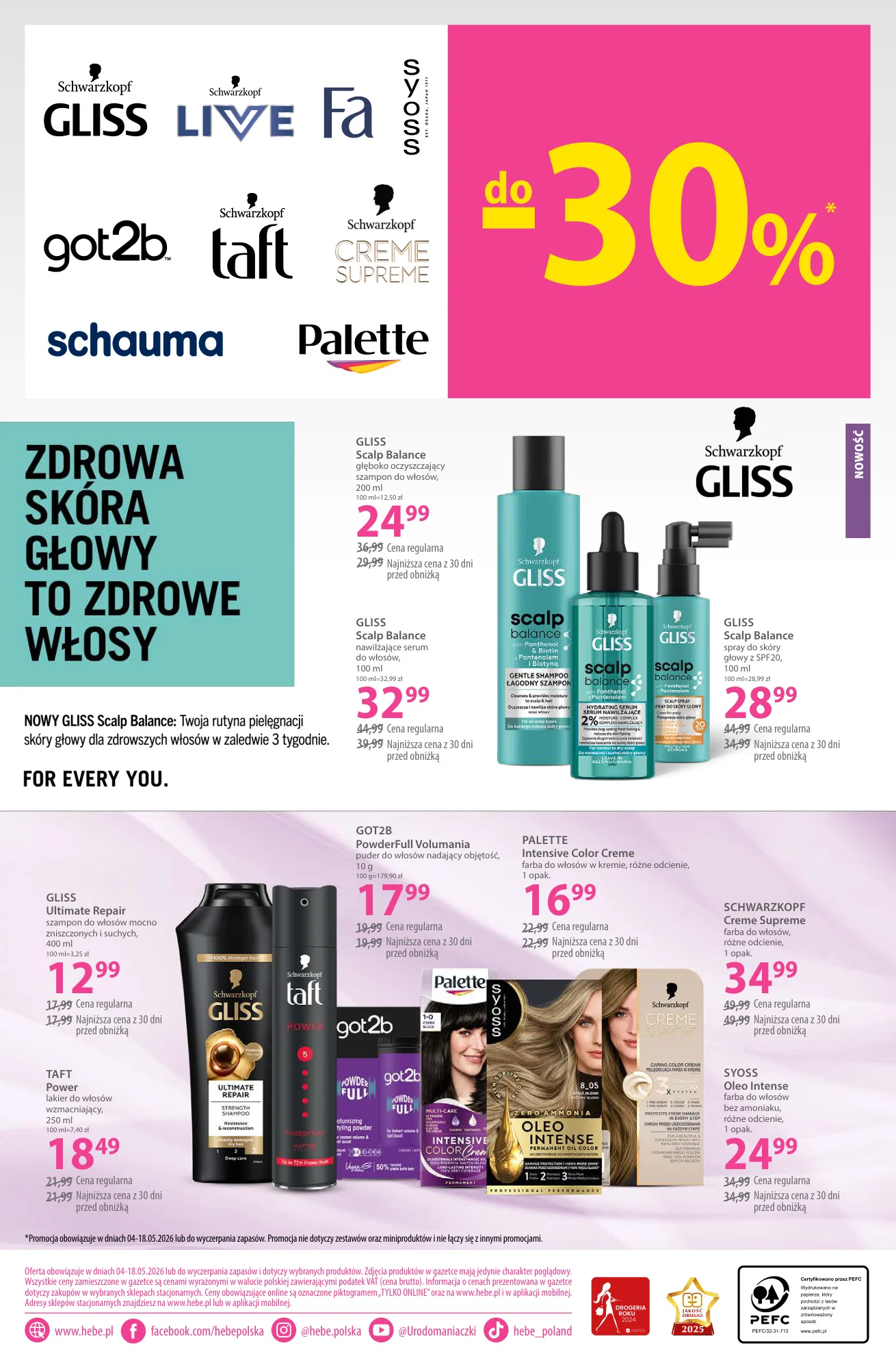 Gazetka promocyjna Hebe str. 20