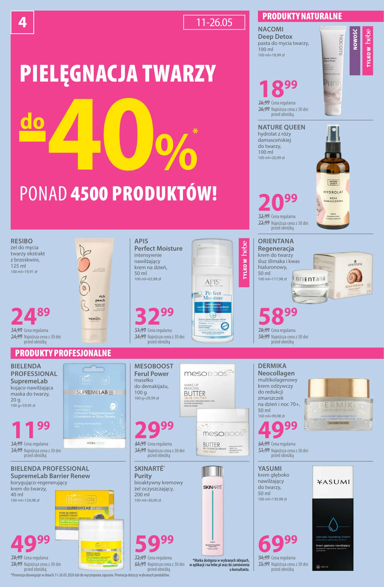 Gazetka promocyjna Hebe str. 4