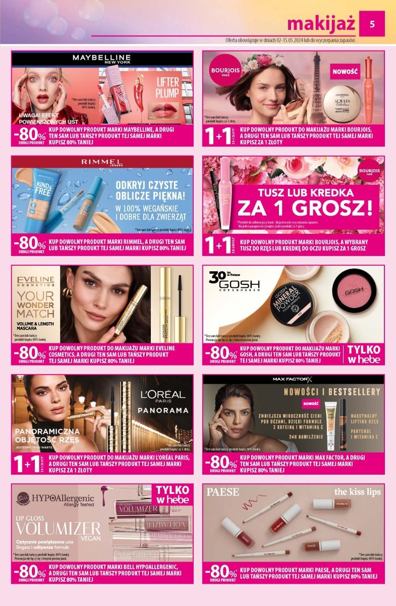 Gazetka promocyjna Hebe str. 5