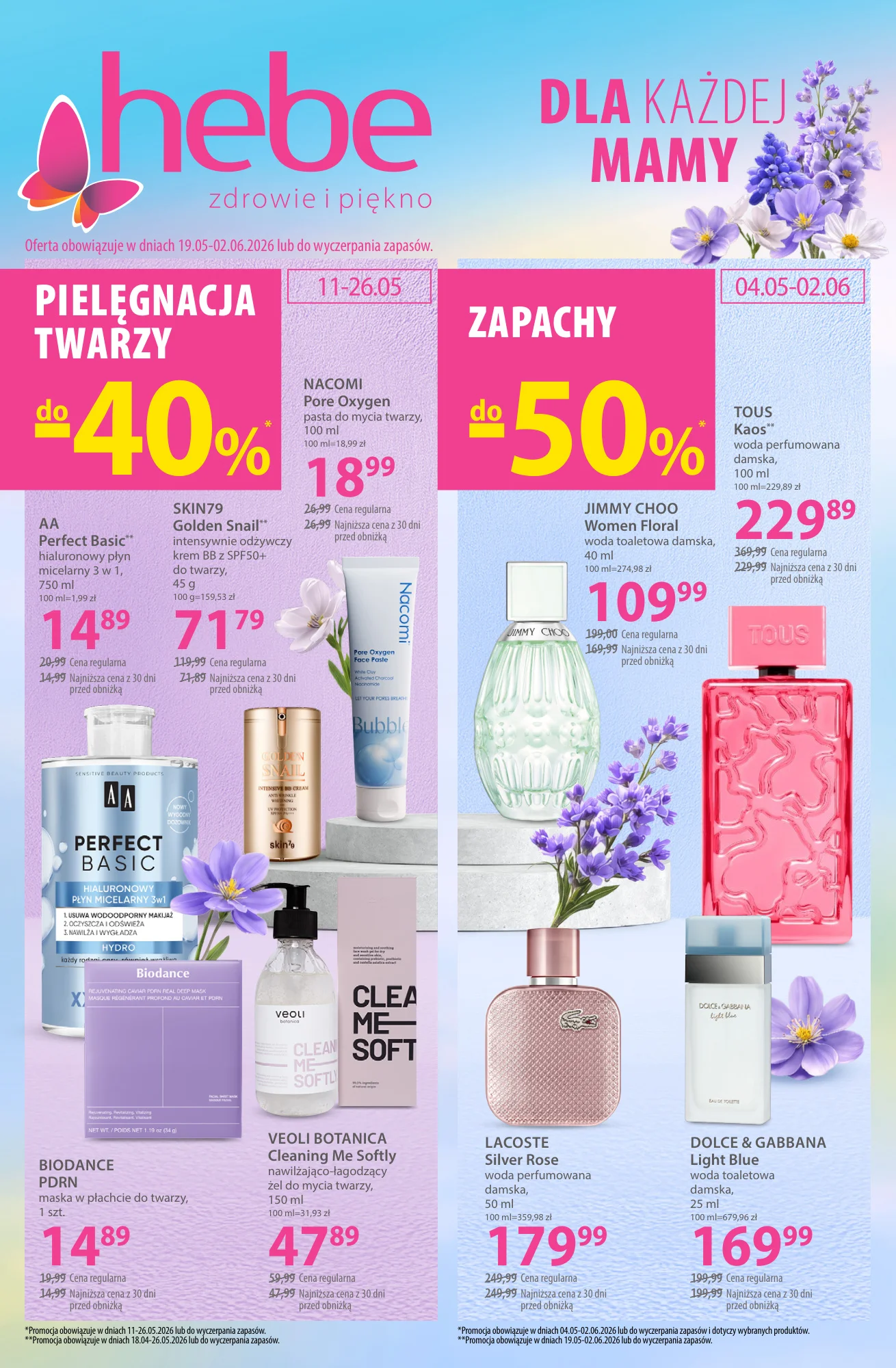 Gazetka promocyjna Hebe str. 1
