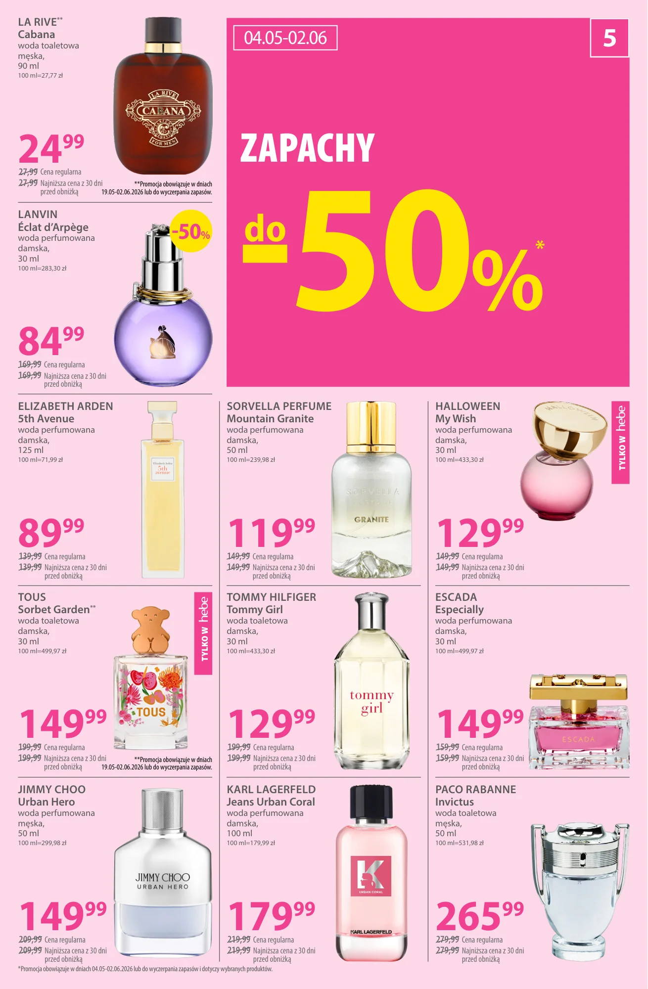 Gazetka promocyjna Hebe str. 5
