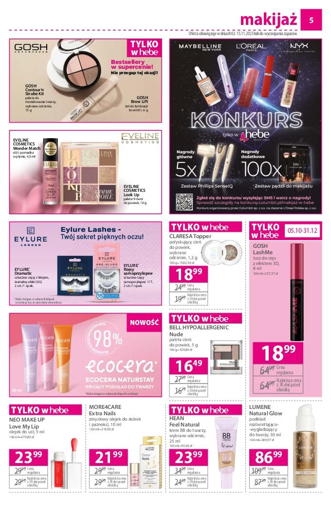 Gazetka promocyjna Hebe str. 5