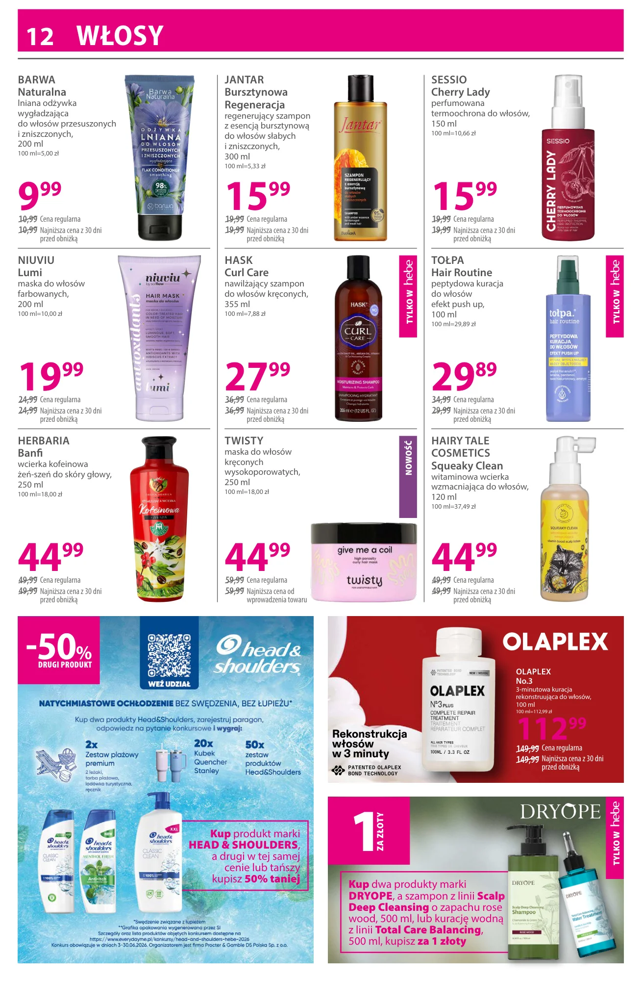 Gazetka promocyjna Hebe str. 12
