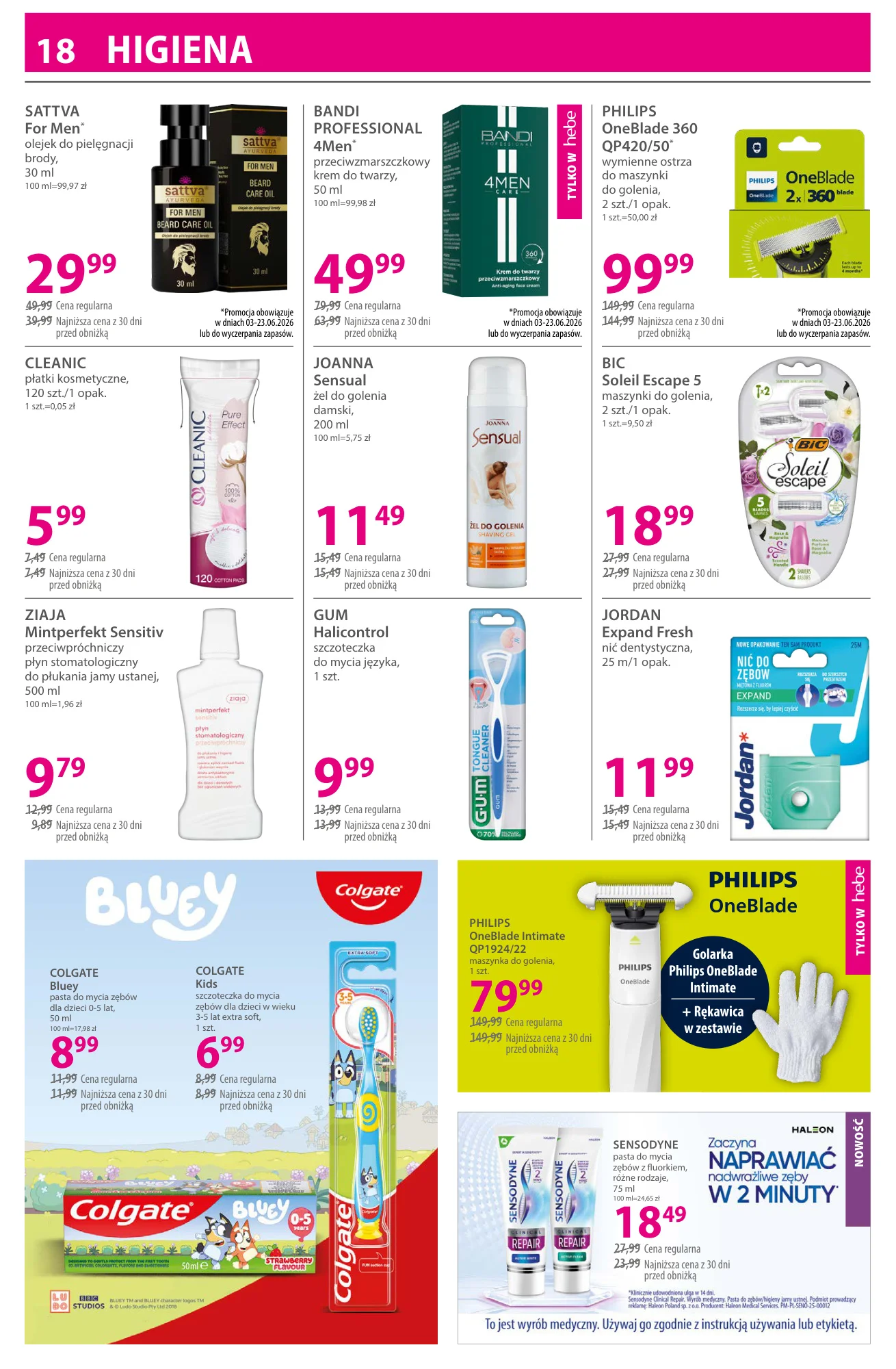 Gazetka promocyjna Hebe str. 18