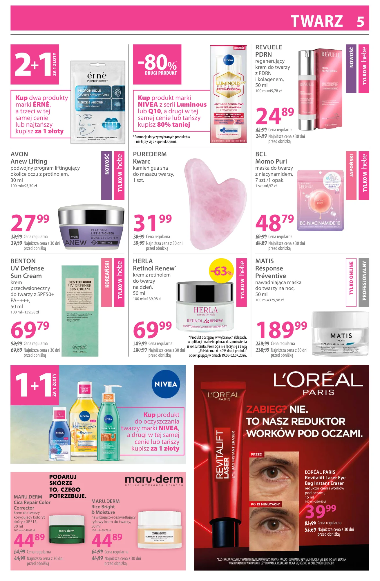 Gazetka promocyjna Hebe str. 5