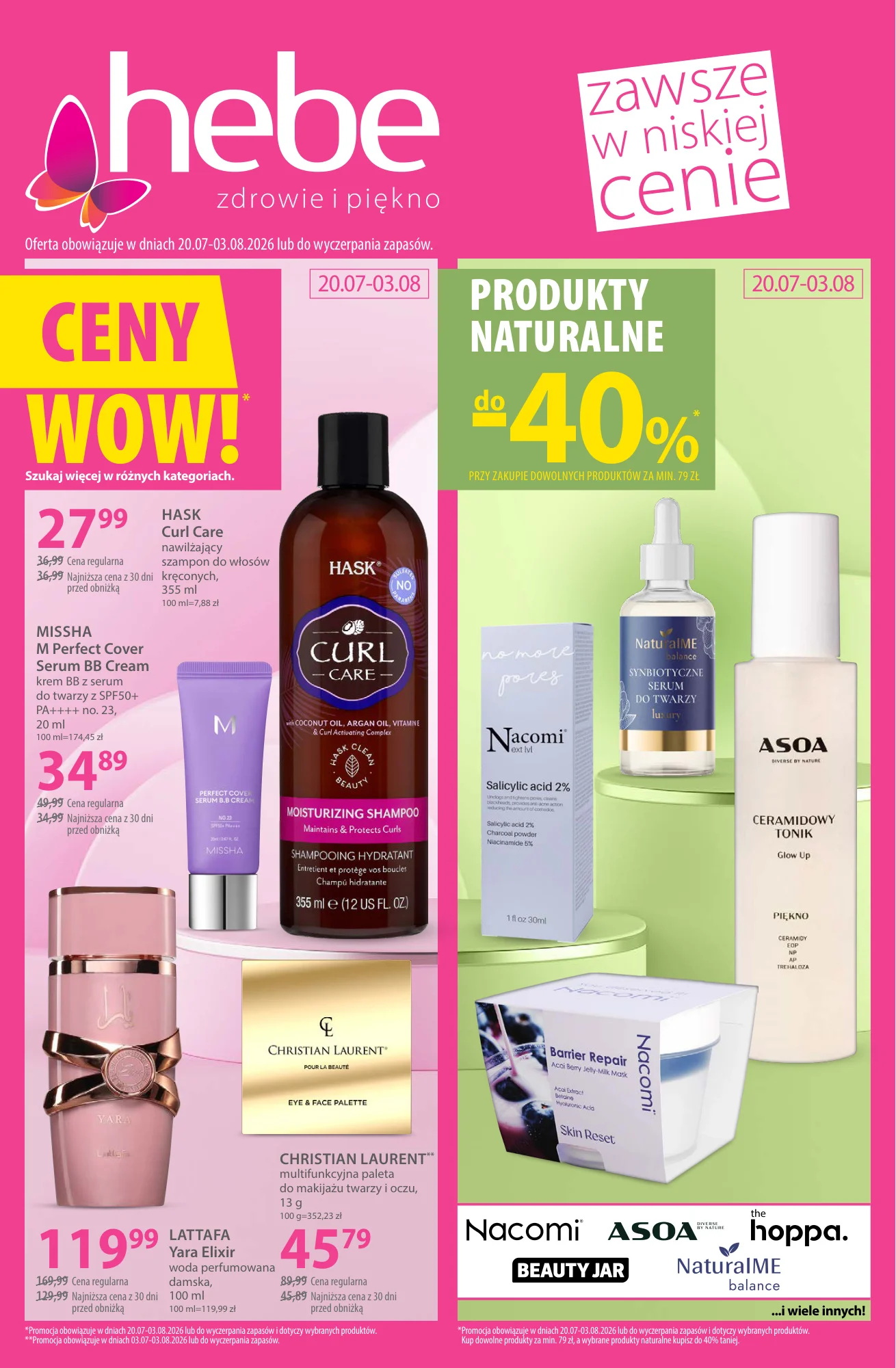 Gazetka promocyjna Hebe str. 1