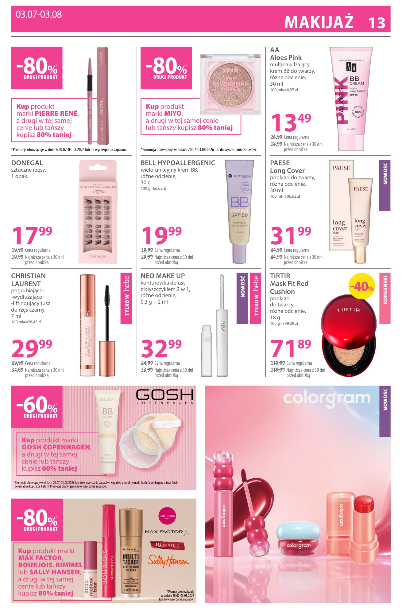 Gazetka promocyjna Hebe str. 13