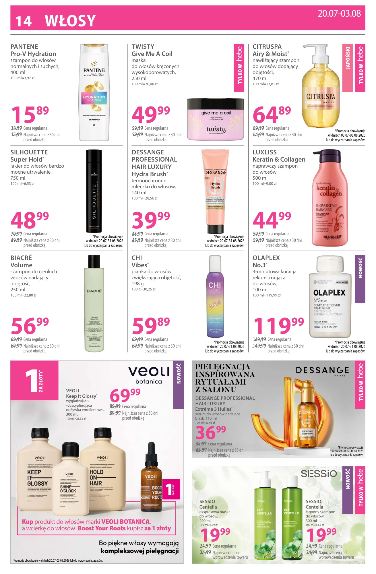 Gazetka promocyjna Hebe str. 14